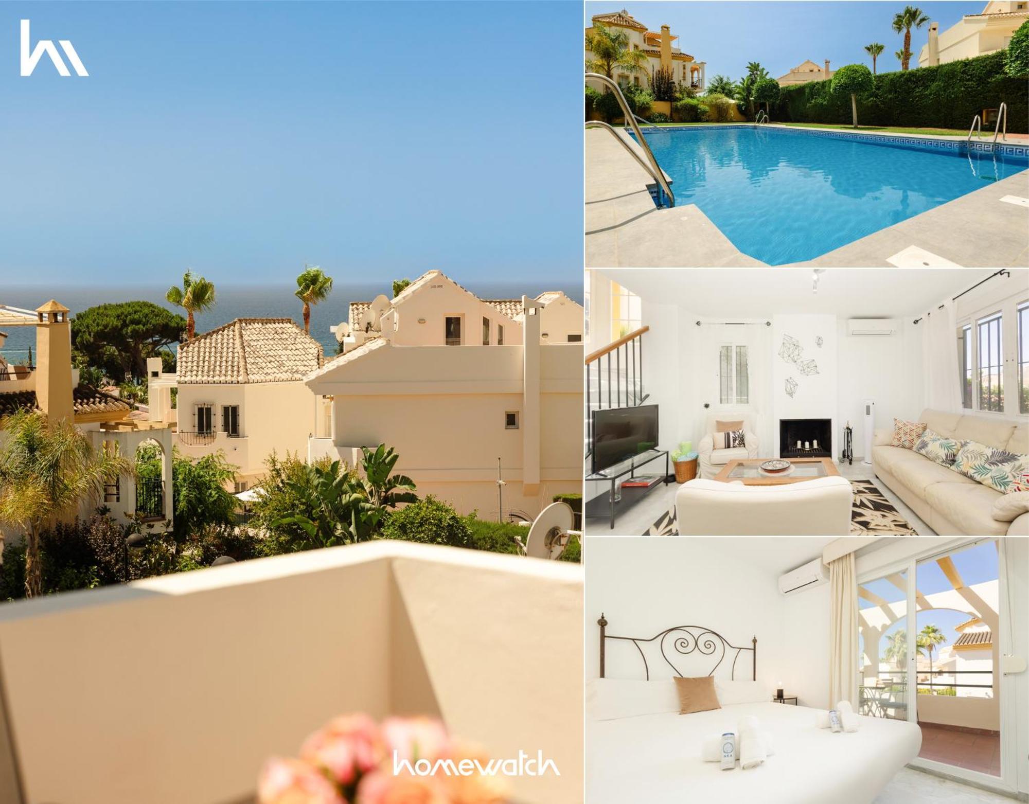 Beautiful Townhouse Walking Distance To The Beach In Costabella, Marbella Villa Exterior foto